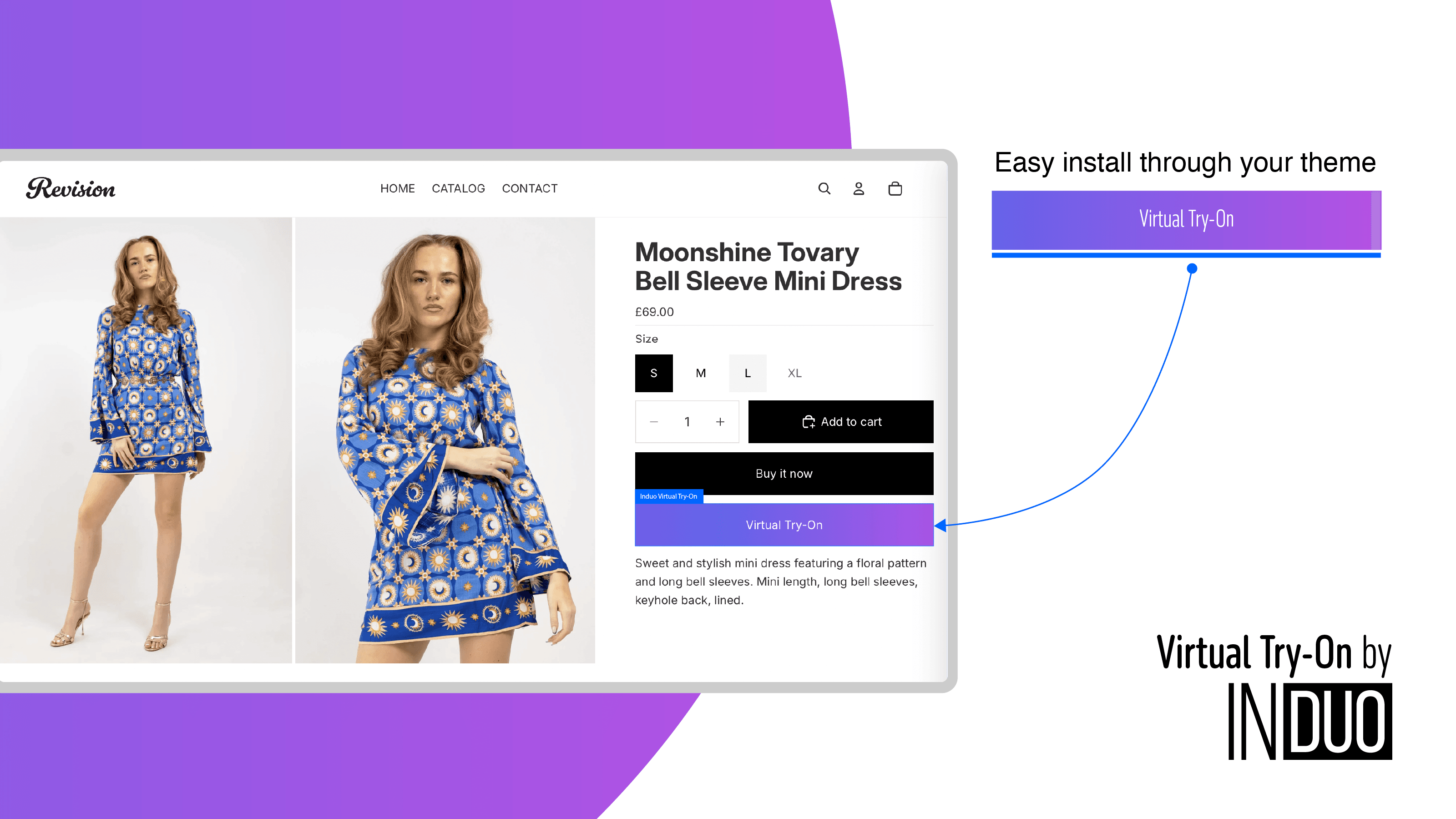 Install Induo Shopify app